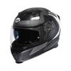 Motorcross Flip Up Helmets with Wide View Clear Visor ABS Shell Full Face Cyril Motor Helmet For Adult DOT Approved