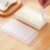 Butter Cutting Storage Box With Lid Refrigerator Cheese Storage Crisper Butter Cheese Slicing Container Kitchen Accessories