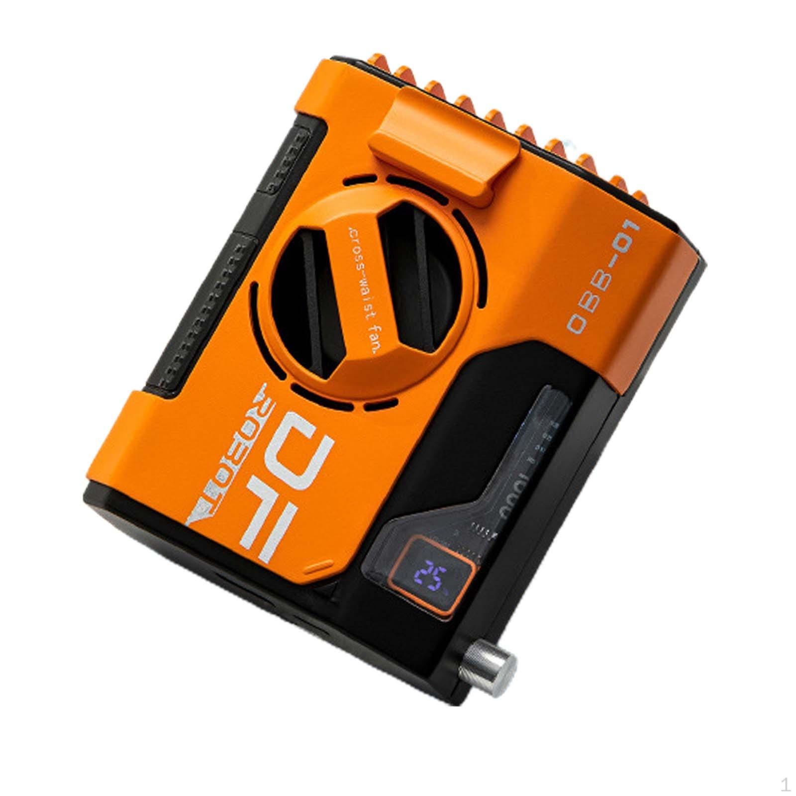 

Ожерелье-веер Hands Free Носимое под рубашкой Портативное талии Orange 10000mah