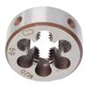 HSS M20 x 2,5 mm kuželový a zástrčkový závitník a M20 x 2,5 mm matricový metrický závit pravý