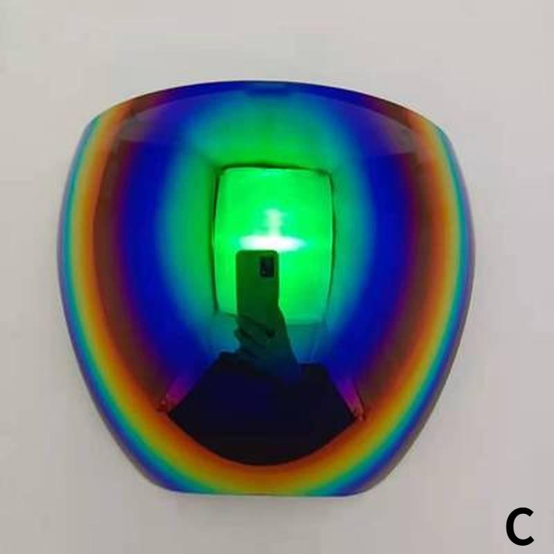 Face Shield Hd Transparent Anti-fog Anti-splash Protection Mask Space Multi-color Coating Goggles