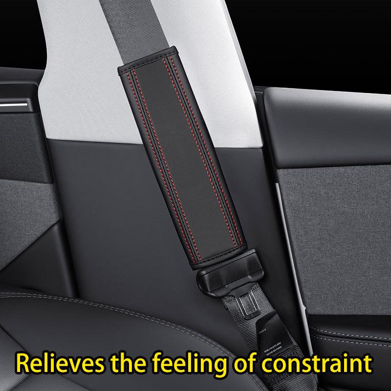 Breathable Leather Shoulder Pad for Haval Car Seat Belt