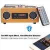 Wireless Wooden Retro Speaker Radio Subwoofer Home Sound Column Bluetooth Music Center Support USB/TF/FM