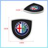 1Pcs 3D Metal Auto Door Shield Emblem Car Body Badge Sticker Styling For Alfa Romeo 147 159 Giulietta Giulia Mito Spider Alpha Nheadrest