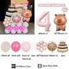 49pcs Cartoon Kawaii Capybara Shape Aluminium Film Balloon Kids Children Birthday Balloon Toy Baby Shower Globos Decora Supplies