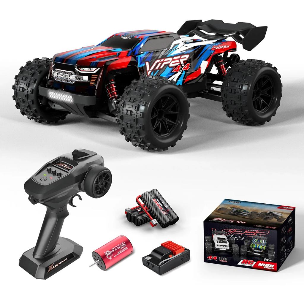 Cool Stuff Toy Car Funny Gift-70km/h High-speed 4WD Rc Cars for Adults,1:16 Full Scale Off-road Monster Truck,Remote Control Car