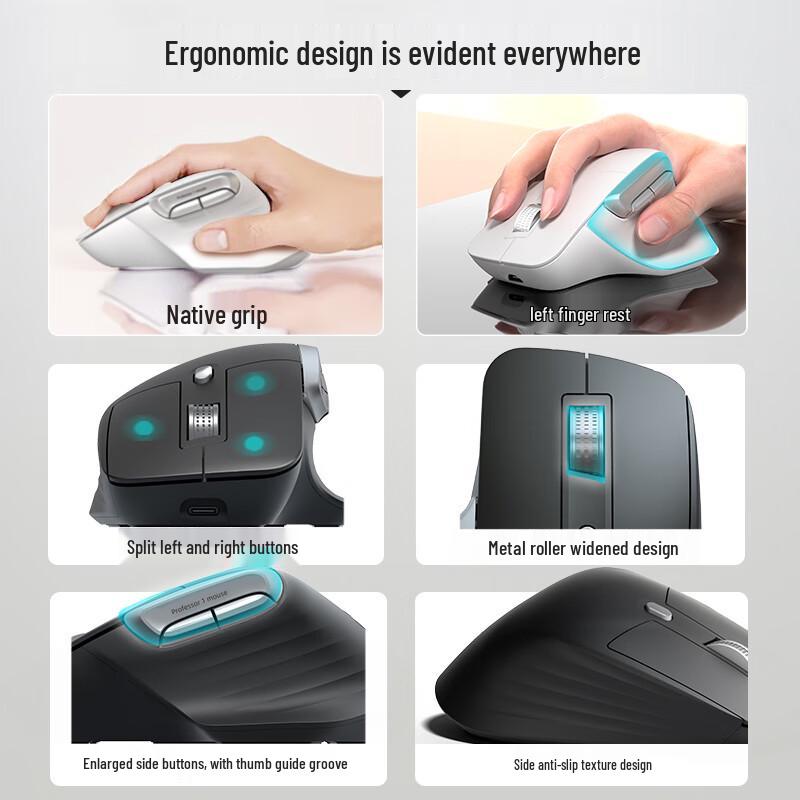 HP Professor 1 Ergonomic Triple-Mode Wireless Mouse