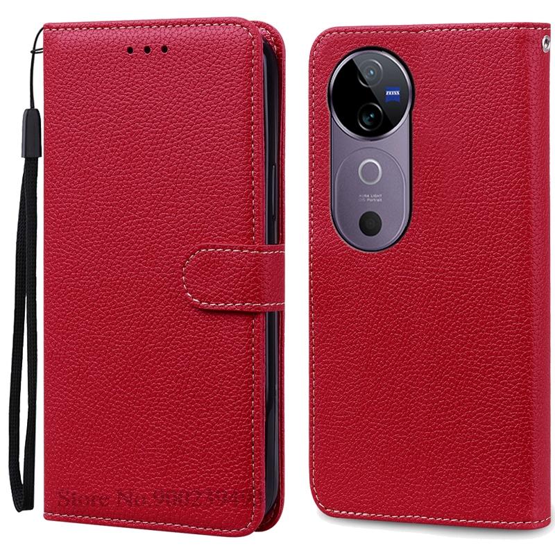 For Vivo V40 Case Wallet Leather Flip Cover For Vivo V40 5G Case Vivo V40 Pro Phone Cover Coque Fundas Book Shell