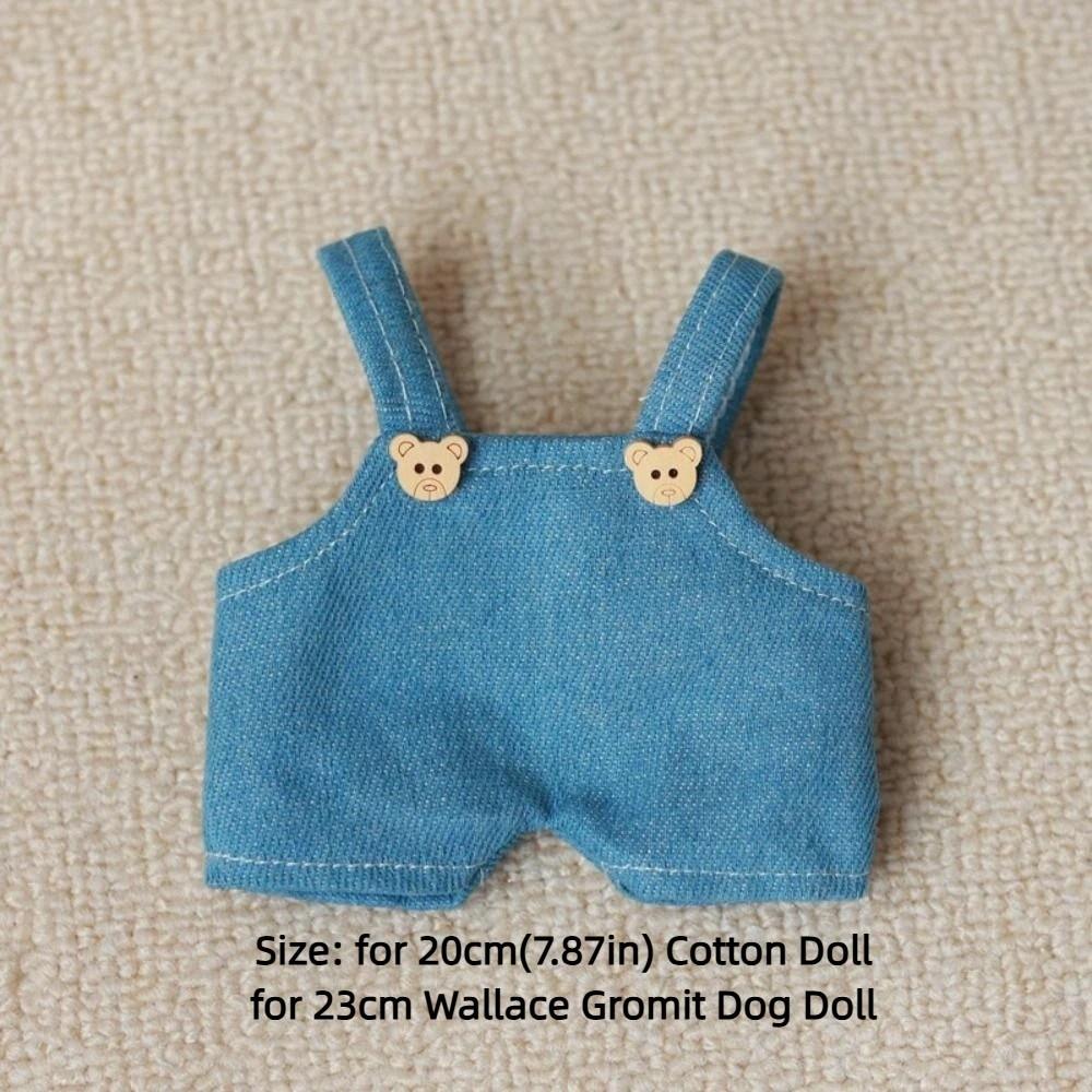Corduroy Idol Dolls Pants DIY Dress Up 23cm Wallace Gromit Dog Clothes Jean Overalls