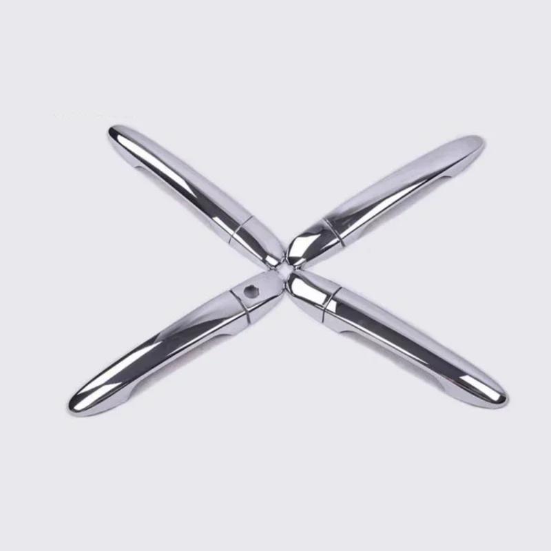 Car Decoration Door Handle Cover For Mazda Cx5 CX-5 2012- For Mazda CX3 CX-3 2015- Chrome Silver Cars Accessories