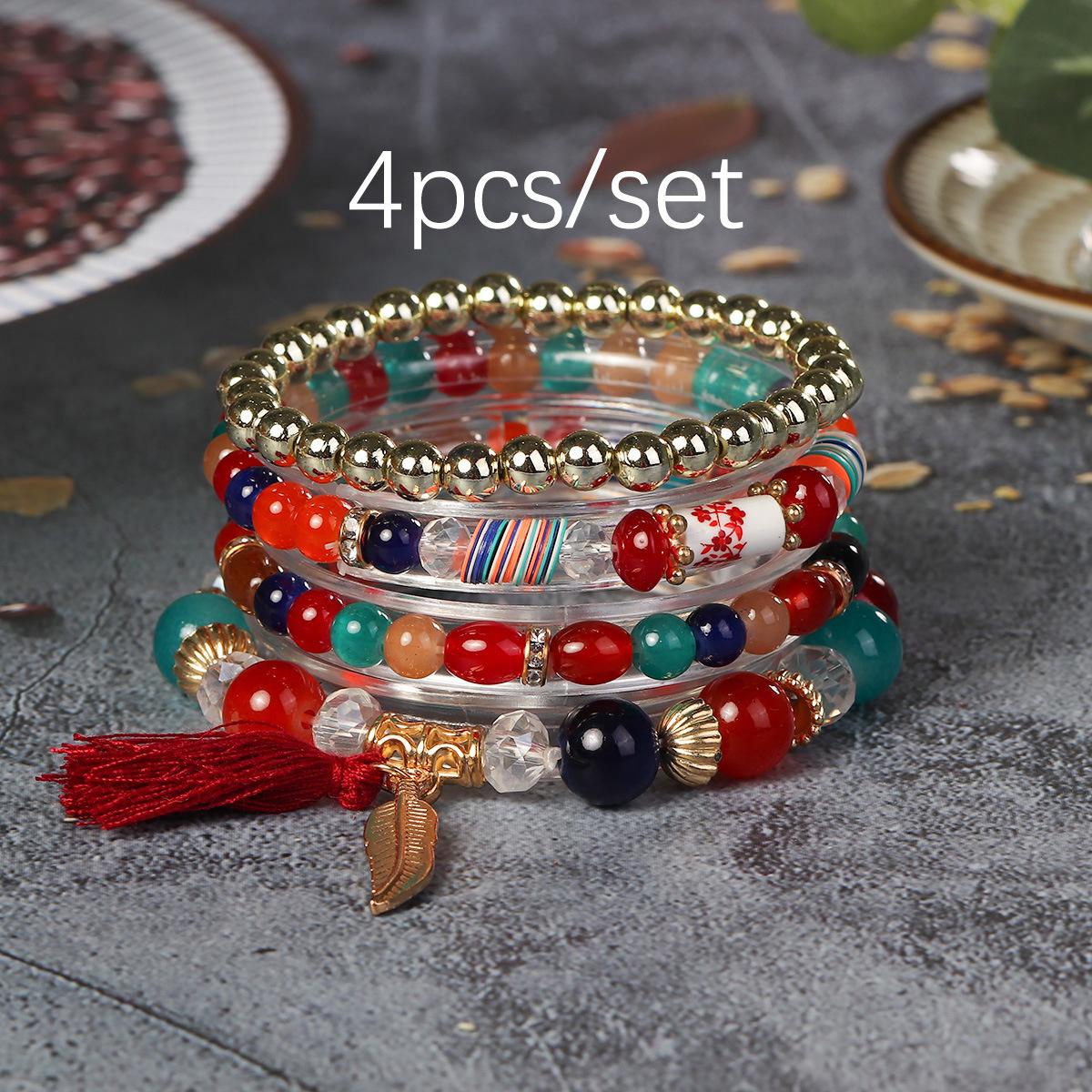 

JYL TS Bracelet Beach Set Heart Style Brings Vacation Love And Luck secretly mix магнолія кольору