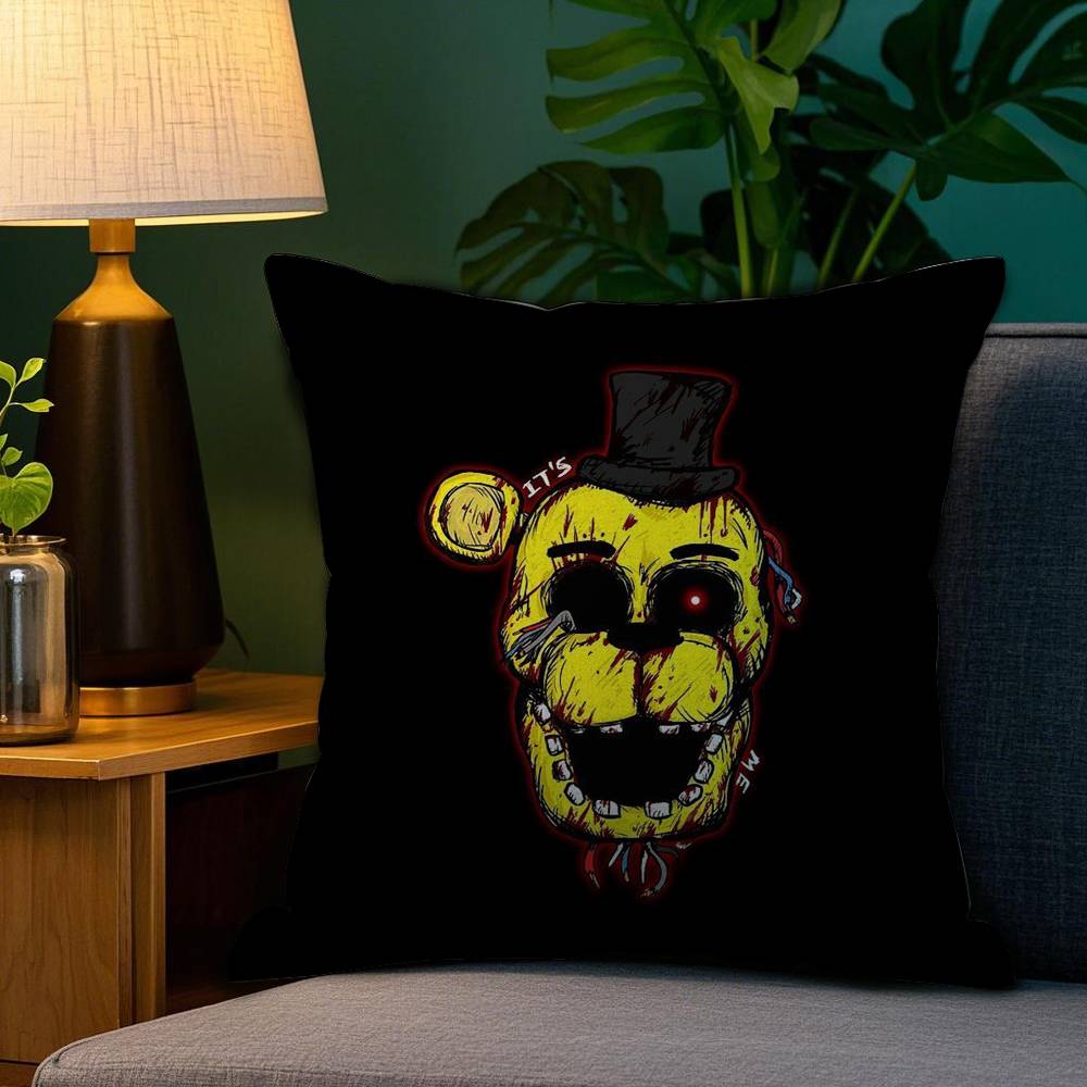 Five NNights at FFreddys Pillow Case Plush Fabric Soft Double Sided Print Sofa Cushion Cover Throw Pillow Covers