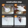 2pcs/set White Porcelain Repair Kit Ceramic Repair Paste Tile Tub Toilet Sink Shower Kits Chip Crack Hole Scratches Fix Adhesive
