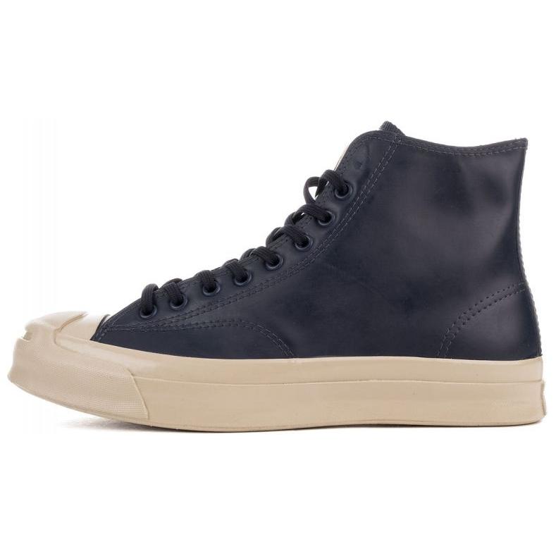 Converse Jack Purcell Comfortable Simple Slip Resistant Durable High Top Skate Shoes Men Sneakers Black 153582C
