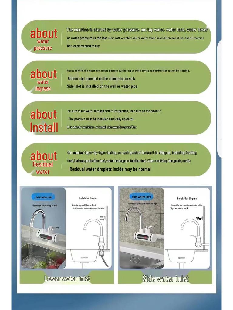 Dual-Use Instant Electric Hot Water Faucet for Kitchen & Bathroom