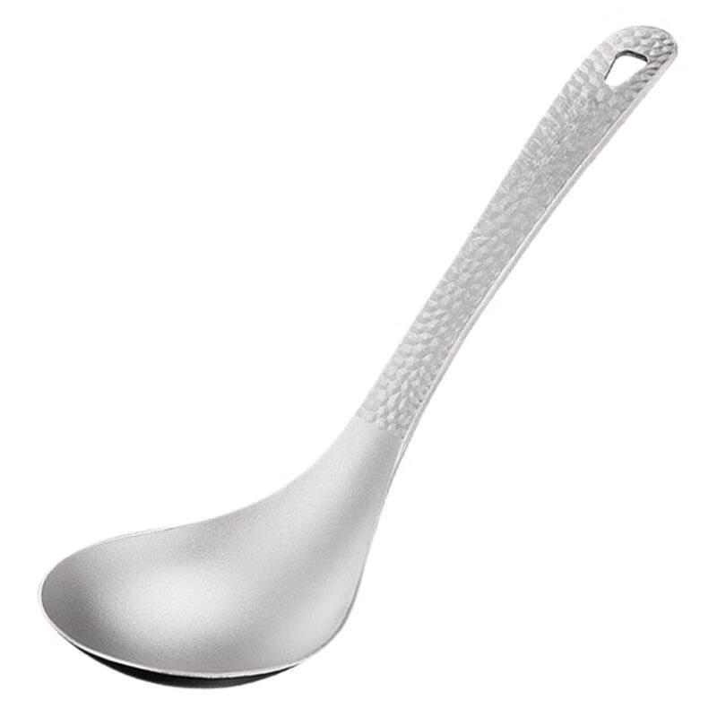 Wutuo Hammered Titanium Rice & Soup Spoon