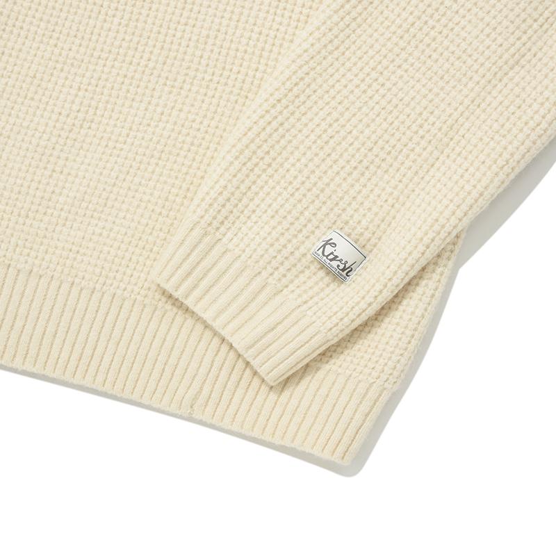 KIRSH Unisex Textured Knit [Ivory]