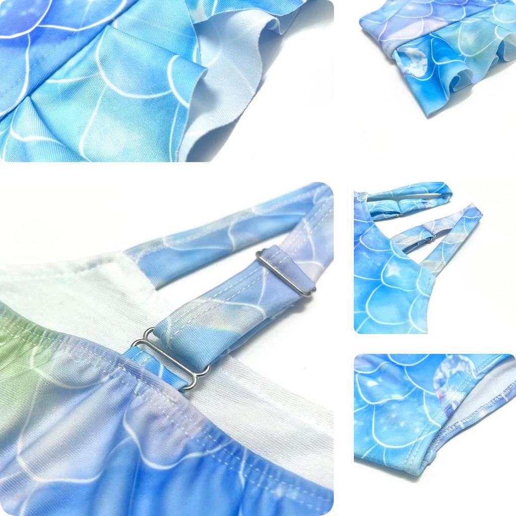 Mermaid Girls' Fish Tail Princess Costume Bikini Swimsuit