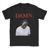Camisetas para hombre Kendrick Lamar DAMN, camiseta vintage de algodón, camiseta de manga corta, cuello redondo, ropa recién llegada