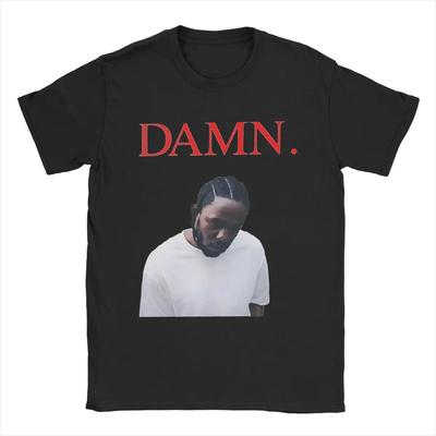 Ανδρικά T-Shirts Kendrick Lamar DAMN Vintage βαμβακερό μπλουζάκι κοντομάνικο T-shirt O λαιμόκοψη Νέα άφιξη