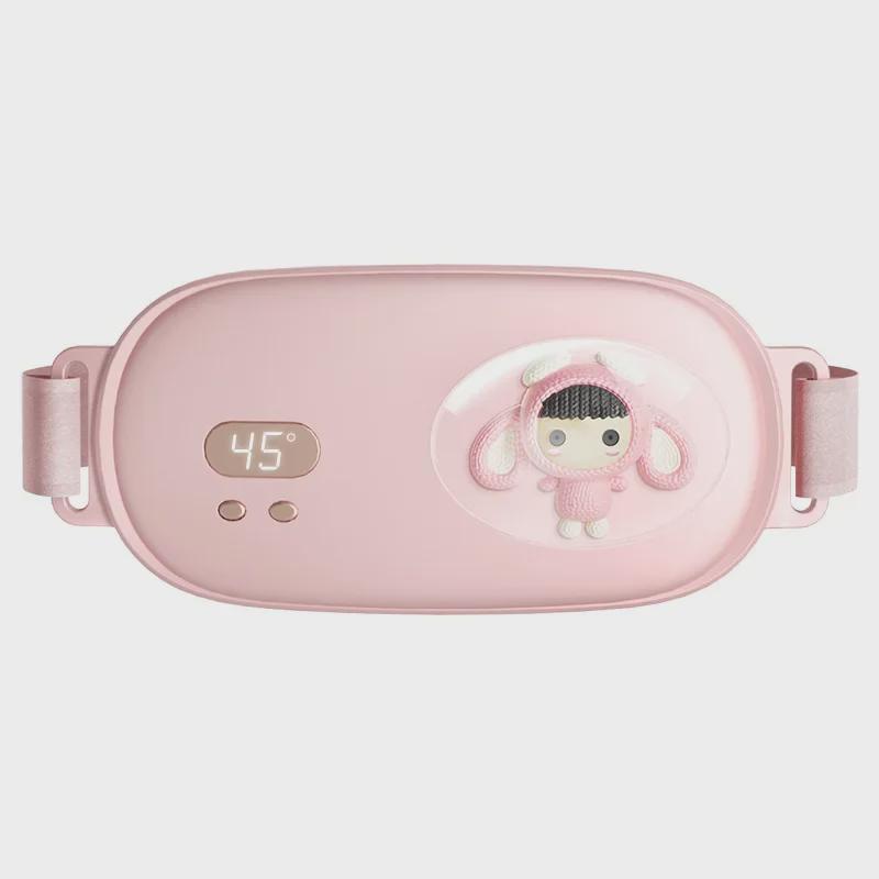 Ultra-Thin Rechargeable Menstrual Warming Belt with Vibration Massage