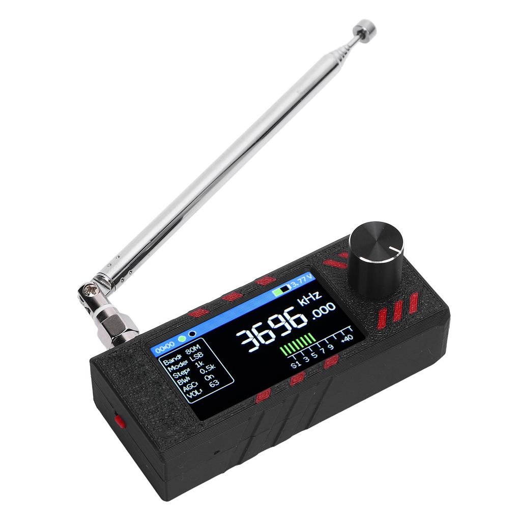 Mini Radio Receiver 1.9 Inch Color Screen Full Band Receiver Support FM AM LSB USB Mode