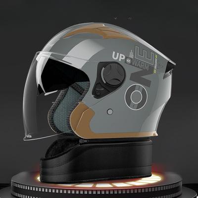 New National Standard Electric Car Helmet Men's Winter Cold-proof and Heating Battery Car Hood for Women