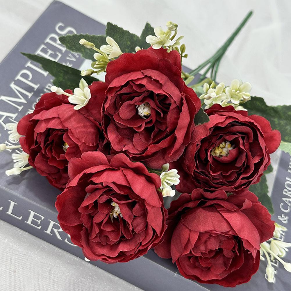 1 STK Künstliche Pfingstrosen Kunstblumen Hochzeit Für Zuhause Hochzeit Halteblumen Gartendekorationen Künstliche Blumen