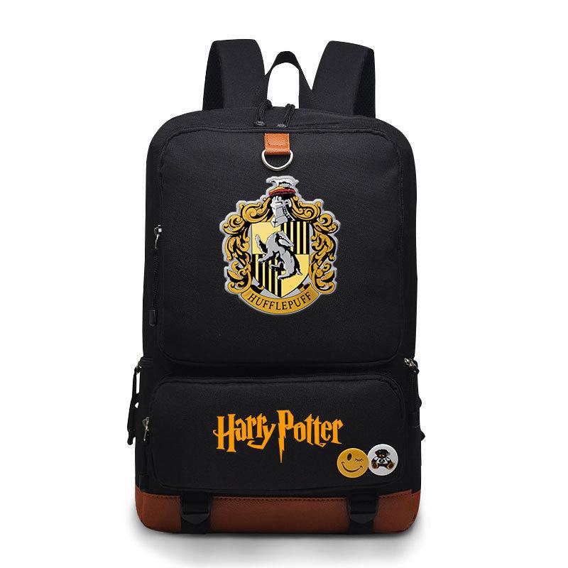 Harry Potter Backpack Men'S Fashion Versatile School Bag Female Student Backpack Travel Bag