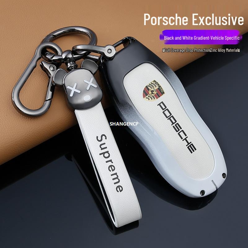Unisex Porsche Key Cover for Cayenne, Macan, 911, Panamera - Full Coverage