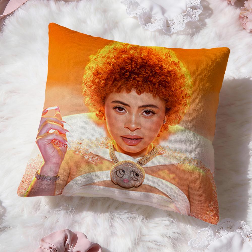I-Ice Spice Y2k Cushion Cover Premium Comfort Reversible Pillow Cove -Two in One Design for Any Room & Car Interior