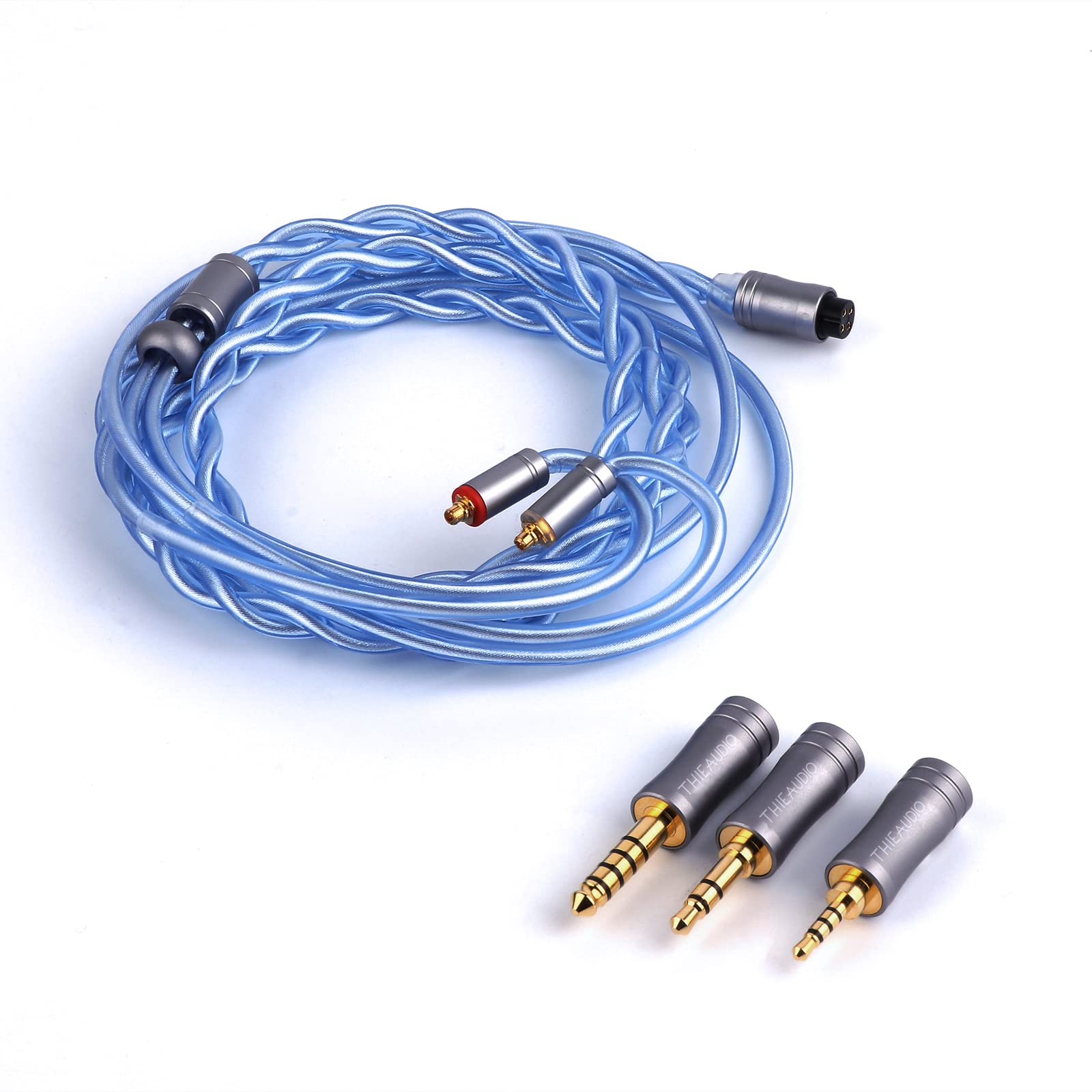 

THIEAUDIO Oceania Palladium-Plated Silver Earphone Upgrade Cable, Re-Cableable Design, 24AWG Litz Type, Removable Plug, Interchangeable Between