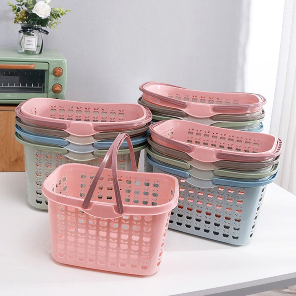 

Multi Function Durable Plastic Fruit Picking Basket Storage Container Vegetable Baskets Home ganization Grocery Household 28X19.3X18.5CM