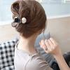 Women Girls Pearl and Rhinestone Decorated Hair Clip Pin Claw Hair