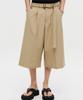 Dnsr Belted Bermuda Slacks Beige