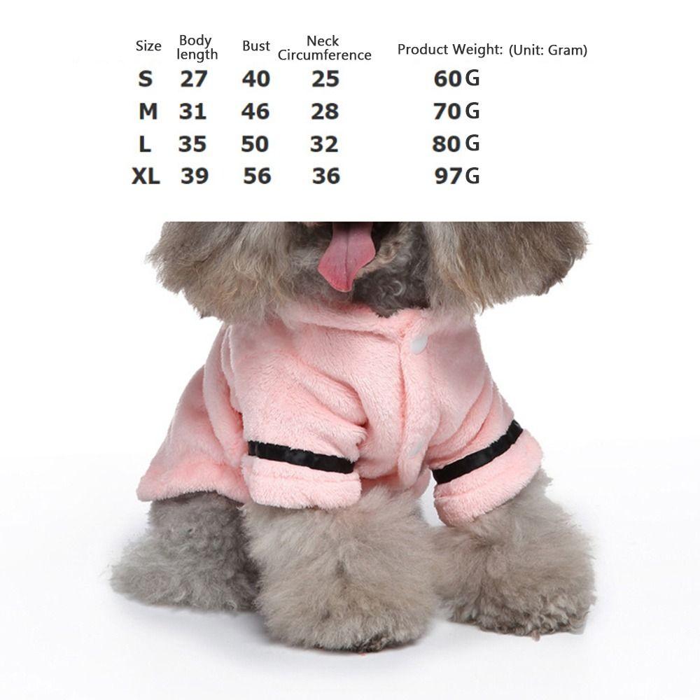 Quick-drying Dog Bathrobe Soft Puppy Robe Cute Pet Pajamas  for Small Large Dog