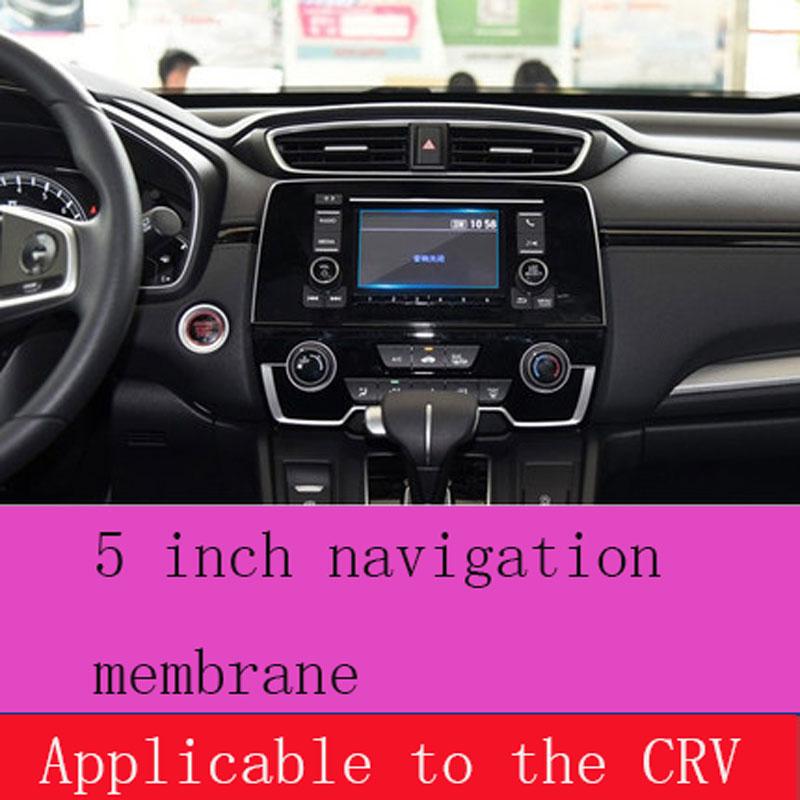 5/7inch For Honda CR-V CRV 2017 2018  Tempered Glass Car Navigation Screen Protector Touch Display Screen film Anti