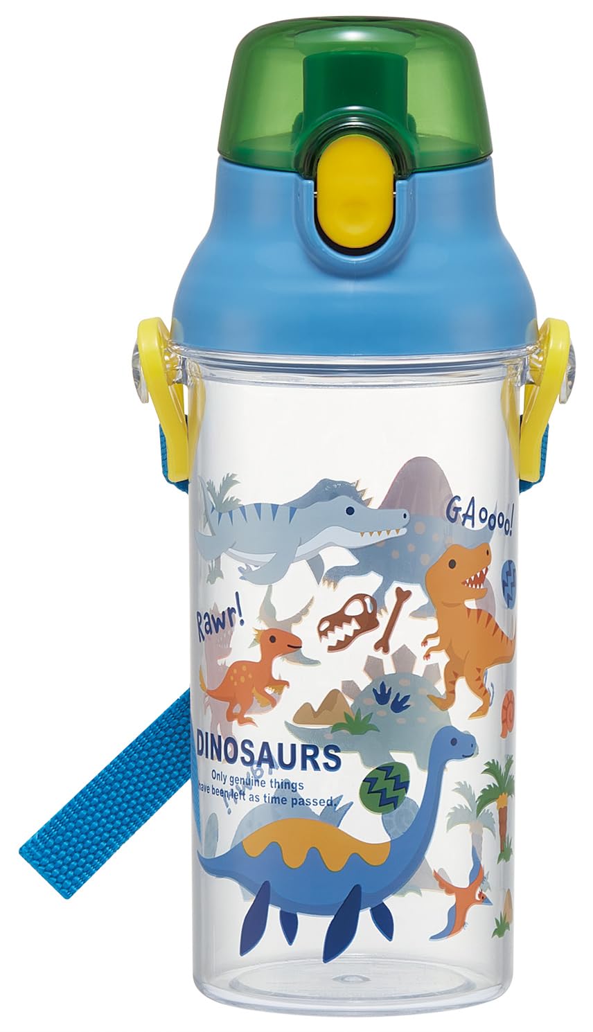 

Skater Clear Water Clear Made in Dinosaur Size Kids Bottle, 480ml, Plastic, Bottle, Japan, Design, 26, Boys , PSB5TR-A