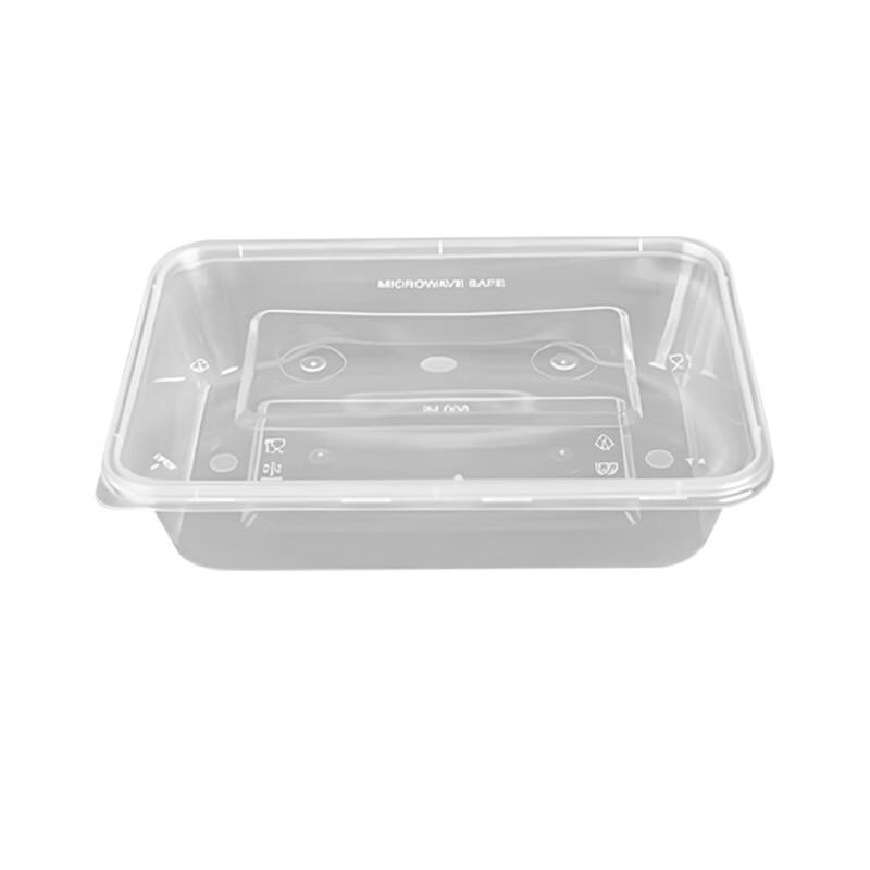 Disposable Microwavable Rectangular Food Containers with Lids