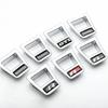 Hijk1 1Pcs ABS Car Steering Wheel Trim Stickers R Logo Accessories For VW Tiguan Arteon Taigo Caddy Sharan Beetle CC Amarok Transporte