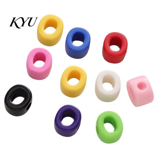 Craft Beads Set 10Pcs DIY Acrylic Bubble Letter Beads, Colorful Large Alphabet for Jewelry Making Crafts Making, Spacer Keychain Bag Charm Custom Word