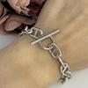 Silver Bracelet Without Stones (2102410)
