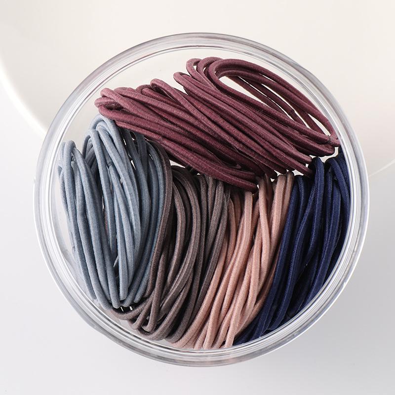 Koreanischer Stil Dünnes Haargummi: Einfaches Damen-Stirnband mit kleinem Gummiband für einen schicken Look