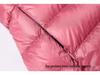 2025 Winter Autumn Women Plus Size Lightweight Down Jacket Detachable Hood Warm Mid Length Coat