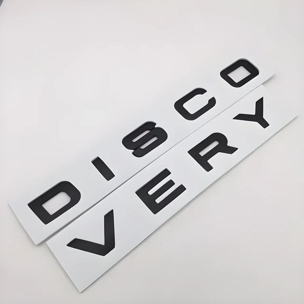 ABS 3D Chrome Car Letters Front Hood Bonnet Logo Badge For Land Rover Discovery Sports Emblem Discovery 4 3 5 2 TD5 Accessories SA3