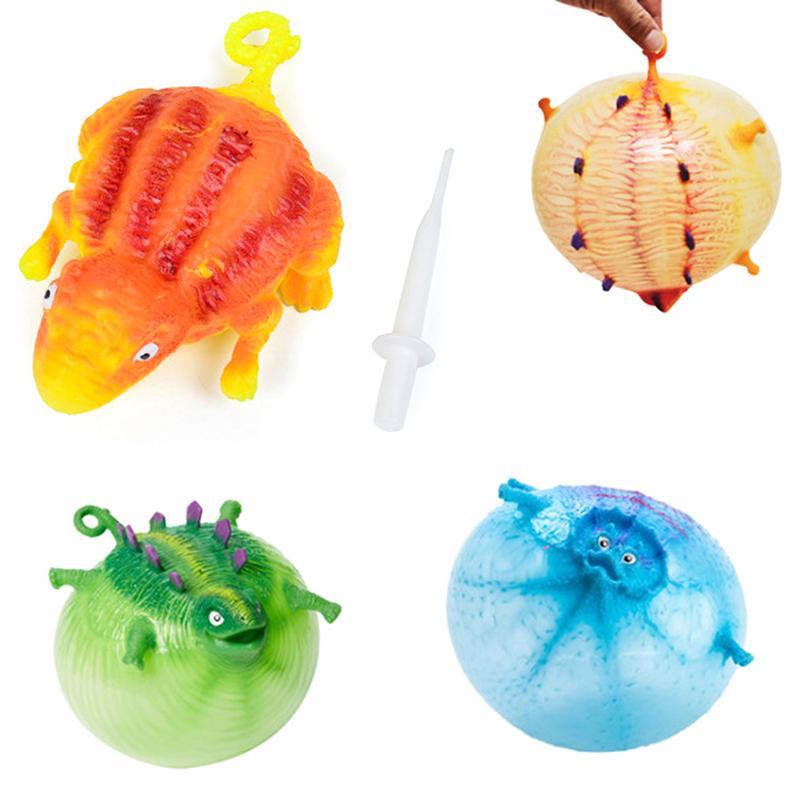 1Pc Dinosaur Toy Antistress Inflatable Animal Toy Squeeze Soft Ball Balloon Toy