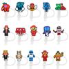 8–10mm Steel Brain Rot Game Straw Cap Stopper: Soft, Recyclable, Dustproof Rubber Sleeve Accessory