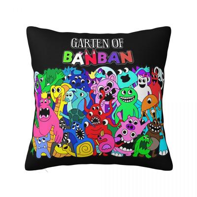 Garten Of Banban Characters Colorful Square Pillow Cases Cushion Covers Novelty Decor Pillowcase for Home 40*40cm