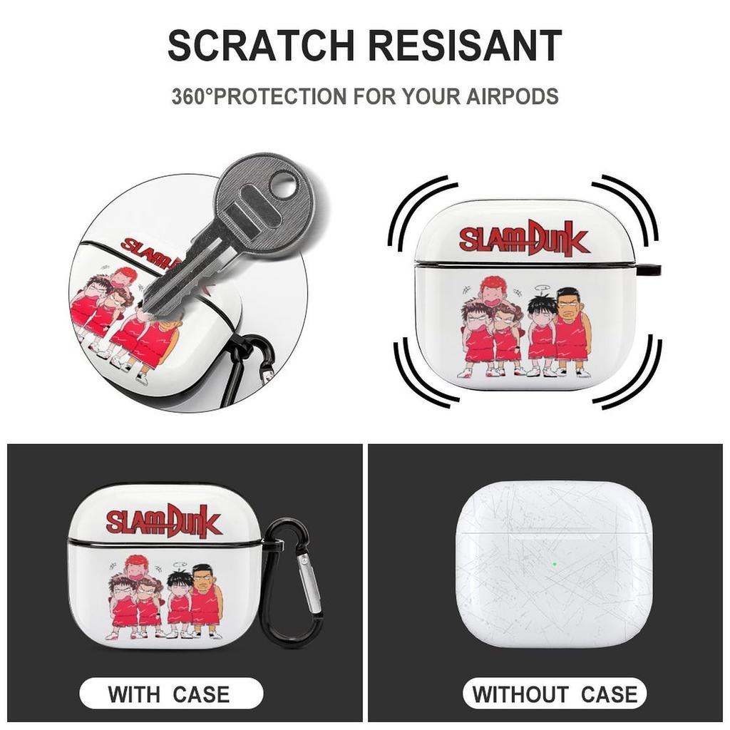 Cute Slam Dunk Airpods 3 Portable Airpods 3rd Generation Compatible with AirPods Wireless Charging Perfect Gift for the New Style 4 Case, Case, 3,