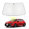 Kakash Toyota Front Windshield Shade UV Car Blackout Sun Interior Easy Storage Bag Design Compatible with Toyota New Corolla Touring 2019 and New